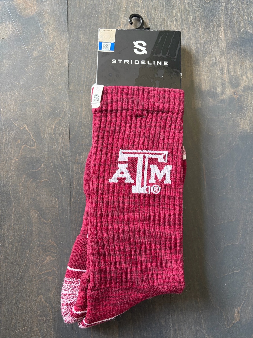 NWT Texas A&M Maroon Crew Socks